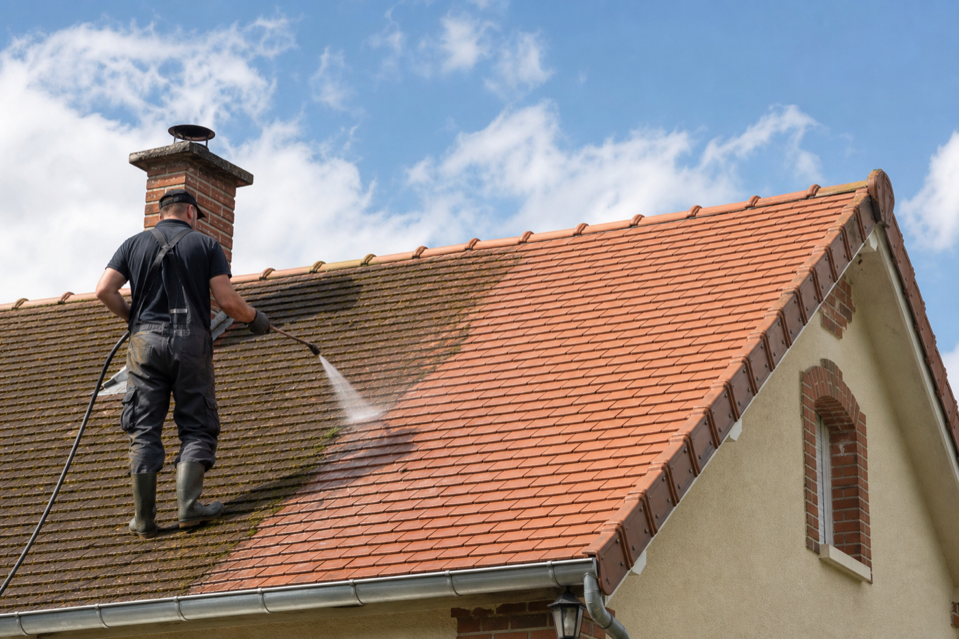 Toiture prête pour une installation solaire propre