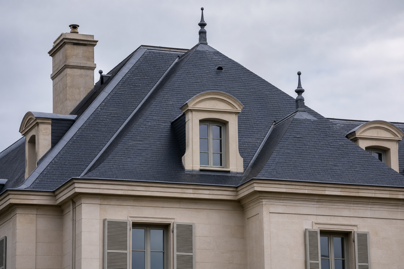 Accès sécurisé installé pour un chantier de couverture